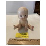 Vintage Lefton Kewpie porcelain doll, Japan