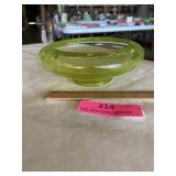 Fenton footed glass bowl/vase  6 1/2 x 2ï¿½