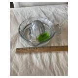 Vintage glass juicer