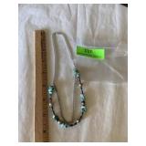 Turquoise and silver hat band ??