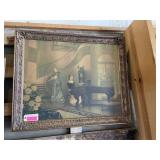 ï¿½Morning Melodyï¿½. Framed picture by R. Brownell