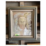 Framed print on canvas 27 1/2 x 23 1/2..  nice