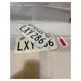 1965 both plates, Texas