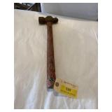Vintage ball peen hammer 15 inches long