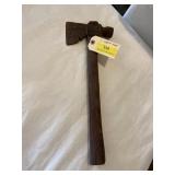 Vintage carpenters hatchet about 18 inches long