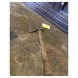Antique Hewing Axe 16 inches long blade 5 inches
