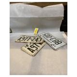 Virginia 1971 three plates