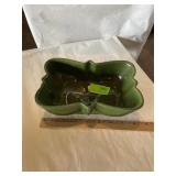 Dark green planter