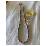 27 inch silver necklace 61.41g