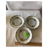 Noritake Japan  set of three saucers