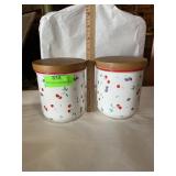 Vintage berries jubilee canisters