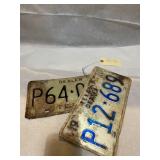 Texas dealer plates 73 and 75