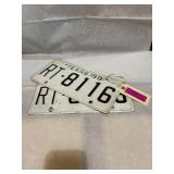 Texas 1959 both plates