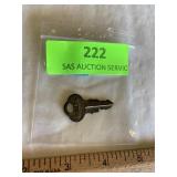 Vintage Chicago lock company key number 1182
