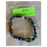 Ladies stretch, magnetic bracelet chakras