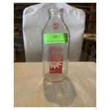Elsie Bordenï¿½s milk bottle 1 quart