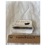 Antique railroad nail dated