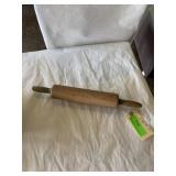 Vintage rolling pin 15 inches long