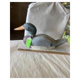 Hand carved wooden duck