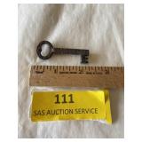 Antique hollow barrel skeleton key