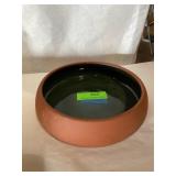 Bortner terra-cotta chip/dip bowl 7 1/2 inches