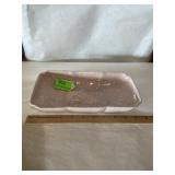 USA  pottery  pink and white rectangular shaped