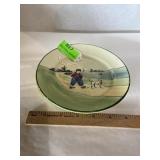 Little Dutch boy with dog plate