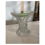 Vintage pressed glass vase