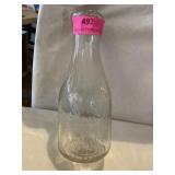 Antique 1 quart glass milk bottleGuernsey-Dale