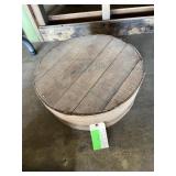 Round wood cheese box, Wisconsin cheddar 15