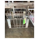 Vintage metal milk crate Townley dairy Oklahoma