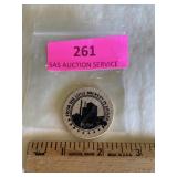 Wood coin. ï¿½ From the little brewery in Shinerï¿½