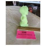 Fenton praying girl. satin green