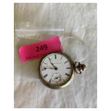 Elgin pocket watch 1906 front face is loose