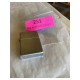 Zippo brushed, chrome lighter
