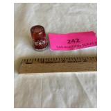 Vintage glass thimble made in Germany