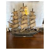 Vintage wood sail ship for Fragata  Espinola 1780