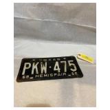 Texas Hemisphere plate 1968