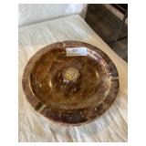 Alabaster large ashtray made in Italy one and