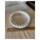Fenton milk glass ashtray