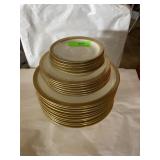 Rosenthal ivory China with encrusted gold