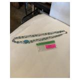 Vintage turquoise looking stones two strand