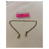 12 carat pocket watch chain 13 inches long