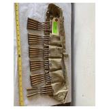 8 mm in vintage ammo belt