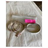 Ladies bangle bracelets