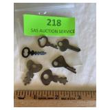 Assortment of vintage keys