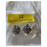 Pierced earrings 925 silver