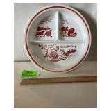 Little bo peep. Childï¿½s divided plate. Vitrock