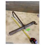 Very early 1900s hand forged and whittled hook