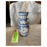 Vintage cherub double handled vase